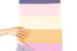 Pink Blue Orange Multi Wide Stripe Baby French Terry Knit Fabric 3 yards FTK00796